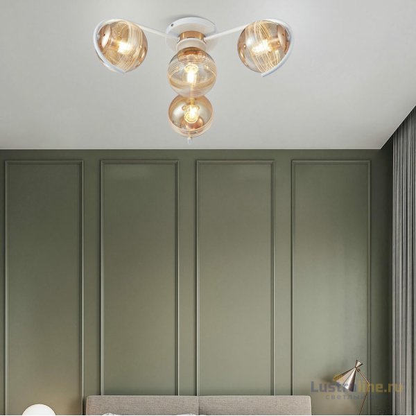 Потолочная люстра Arte Milano Amalfi 326208/3+1 WH+FG