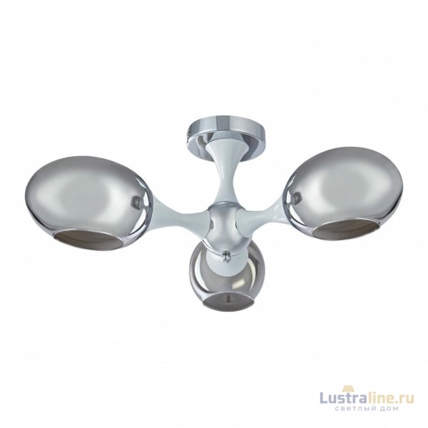 Потолочная люстра Arte Milano Napoli 329408/3 CR+WH Потолочная люстра Arte Milano Napoli 329408/3 CR+WH