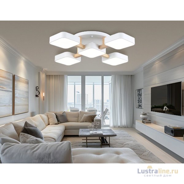 Потолочная люстра Ambrella Light Linetech Comfort FL4881 Потолочная люстра Ambrella Light Linetech Comfort FL4881