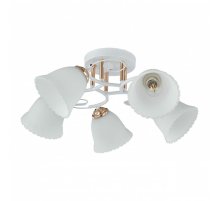 Потолочная люстра Arte Milano Amalfi 325395/5A WH+FG Потолочная люстра Arte Milano Amalfi 325395/5A WH+FG
