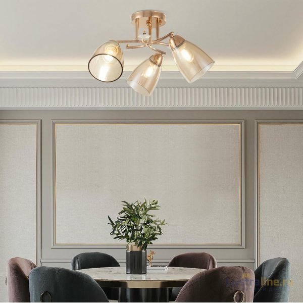 Потолочная люстра Arte Milano Amalfi 326419/3 FG+WH