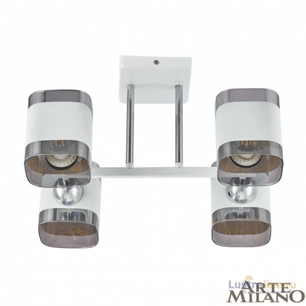 Потолочная люстра Arte Milano Amalfi 329809/4 WH+CR Потолочная люстра Arte Milano Amalfi 329809/4 WH+CR