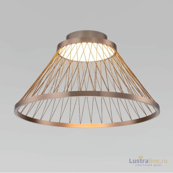 Потолочная люстра Eurosvet Cesta 40019/1 LED коричневый a069291 Потолочная люстра Eurosvet Cesta 40019/1 LED коричневый a069291