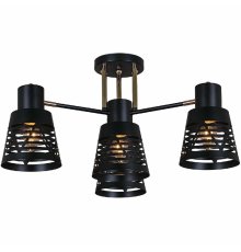 Потолочная люстра Reluce 06074-3.3-04 BK+FG