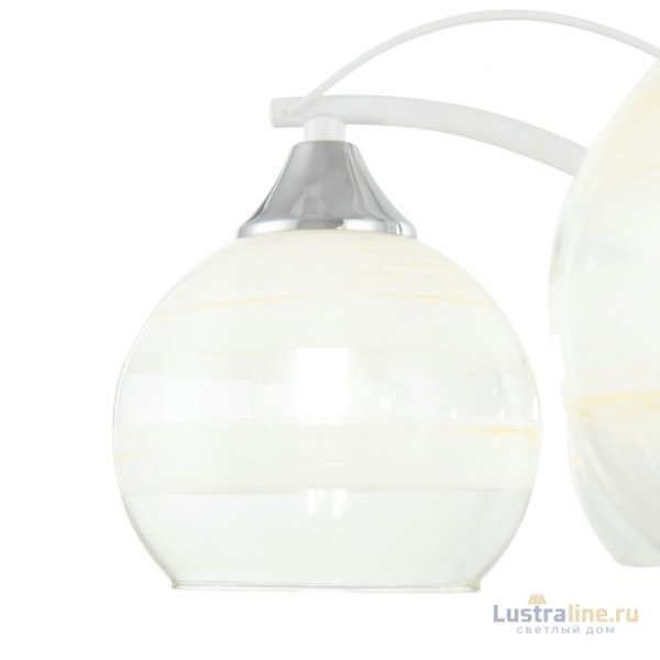 Потолочная люстра Arte Milano Napoli 326503/3 CR+WH Потолочная люстра Arte Milano Napoli 326503/3 CR+WH