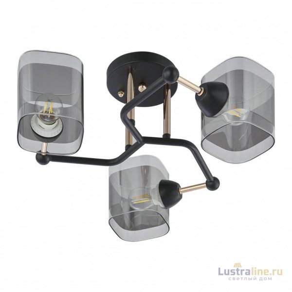 Потолочная люстра Arte Milano Amalfi 324308/3 BK+FG Потолочная люстра Arte Milano Amalfi 324308/3 BK+FG