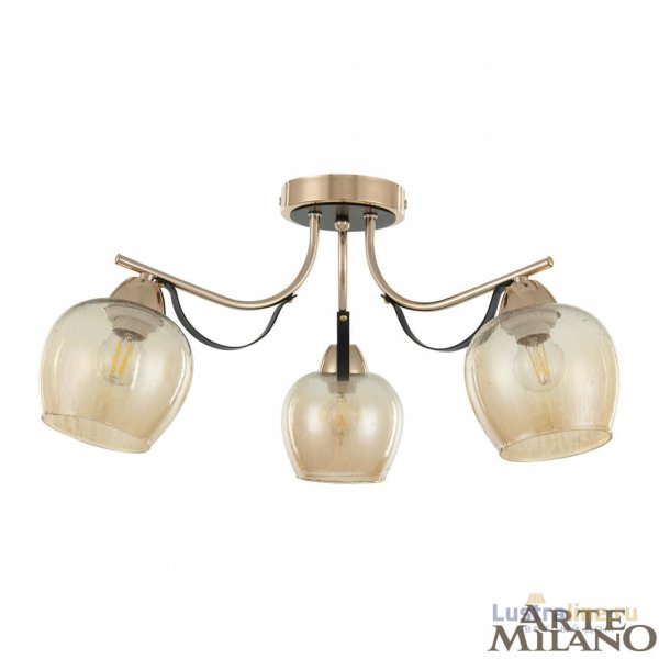 Потолочная люстра Arte Milano Amalfi 322306/3 FG+BK Потолочная люстра Arte Milano Amalfi 322306/3 FG+BK