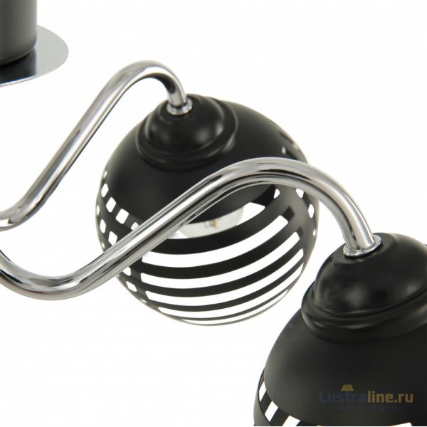 Потолочная люстра Arte Milano Amalfi 325107/6 BK.CR Потолочная люстра Arte Milano Amalfi 325107/6 BK.CR