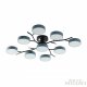 Потолочная люстра Arte Milano Ferrara 256606/8+1 Bk/Gr