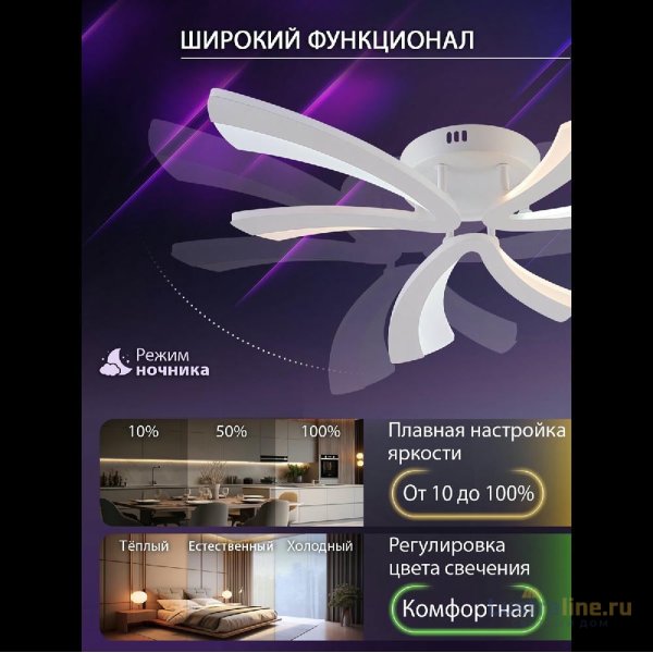 Потолочная люстра Natali Kovaltseva Vio LED LAMPS 81453 Потолочная люстра Natali Kovaltseva Vio LED LAMPS 81453