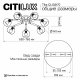 Потолочная люстра Citilux Tika CL133170