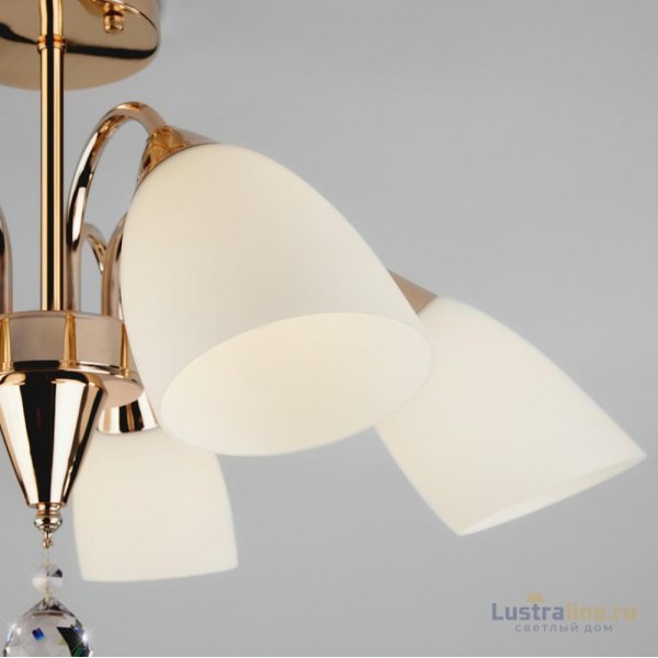 Потолочная люстра Eurosvet Ellene 30149/5 золото Потолочная люстра Eurosvet Ellene 30149/5 золото