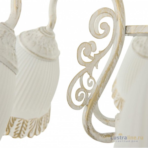 Потолочная люстра Arte Milano 340800/6 WT+G Потолочная люстра Arte Milano 340800/6 WT+G