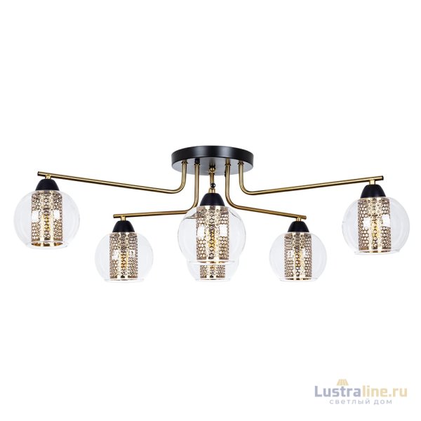Потолочная люстра Arte Lamp Manchester A7045PL-6BK