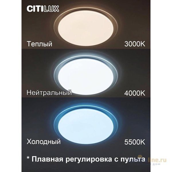 Потолочная люстра Citilux Спутник CL734900G Потолочная люстра Citilux Спутник CL734900G