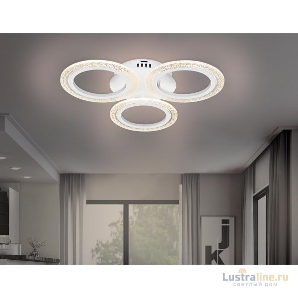 Потолочная светодиодная люстра Ambrella Light Acrylica Original FA4050 Потолочная светодиодная люстра Ambrella Light Acrylica Original FA4050