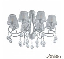 Потолочная люстра Arte Milano Amalfi 337146/8 WT+SL