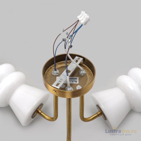 Потолочная люстра IMEX Bloom MD.9345-3-S-BR Потолочная люстра IMEX Bloom MD.9345-3-S-BR