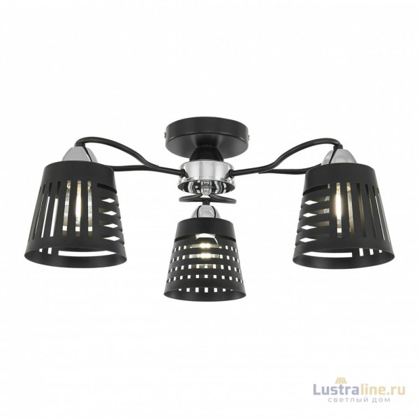 Потолочная люстра Arte Milano Amalfi 328207/3 BK.CR Потолочная люстра Arte Milano Amalfi 328207/3 BK.CR