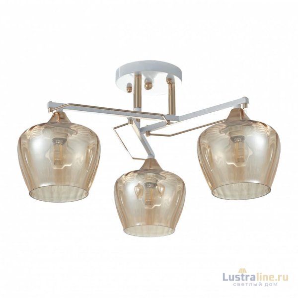 Потолочная люстра Arte Milano Amalfi 329508/3 WH+FG Потолочная люстра Arte Milano Amalfi 329508/3 WH+FG