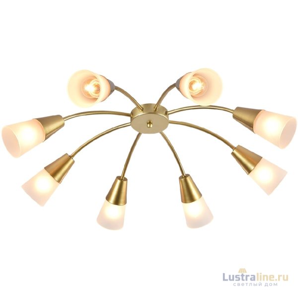 Потолочная люстра Escada Aquilegia 1100/8P Gold