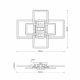 Потолочная люстра Escada Plain 10286/8LED