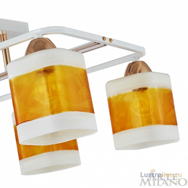 Потолочная люстра Arte Milano Amalfi 322008/4 WH+FG Потолочная люстра Arte Milano Amalfi 322008/4 WH+FG