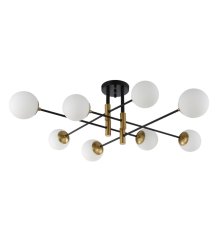 Потолочная люстра Crystal Lux Fidel FIDEL PL8 BLACK