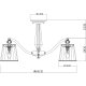 Потолочная люстра Arte Lamp Talitha A4047PL-5CC