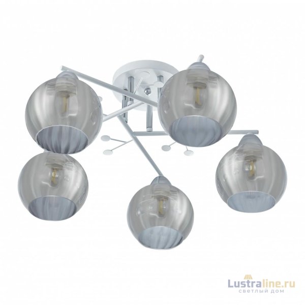 Потолочная люстра Arte Milano Amalfi 326508/5 WH+CR Потолочная люстра Arte Milano Amalfi 326508/5 WH+CR