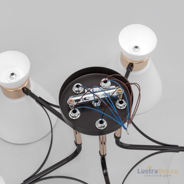 Потолочная люстра IMEX MD.5692-5-S-COFFEE+FGD