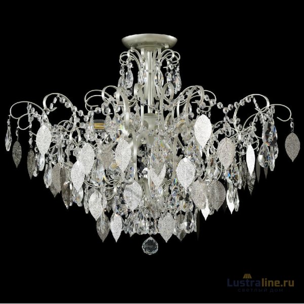 Потолочная люстра Crystal Lux ESMIRALDA PL9 SILVER Потолочная люстра Crystal Lux ESMIRALDA PL9 SILVER