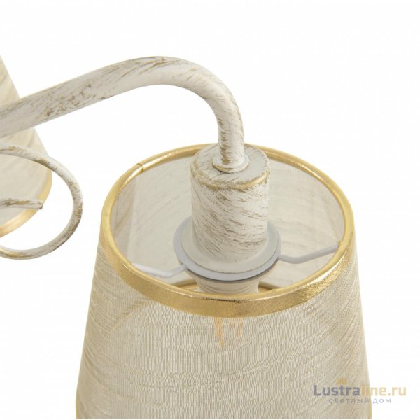 Потолочная люстра Arte Milano 341120/8 WT+G Потолочная люстра Arte Milano 341120/8 WT+G