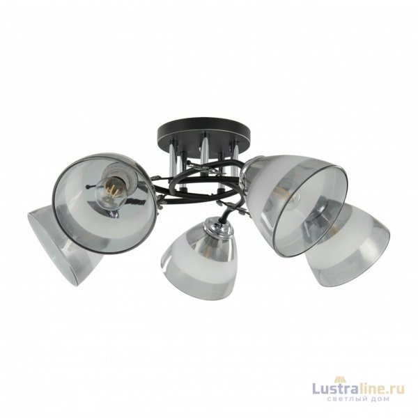 Потолочная люстра Arte Milano Amalfi 327685/5A BK+CR Потолочная люстра Arte Milano Amalfi 327685/5A BK+CR