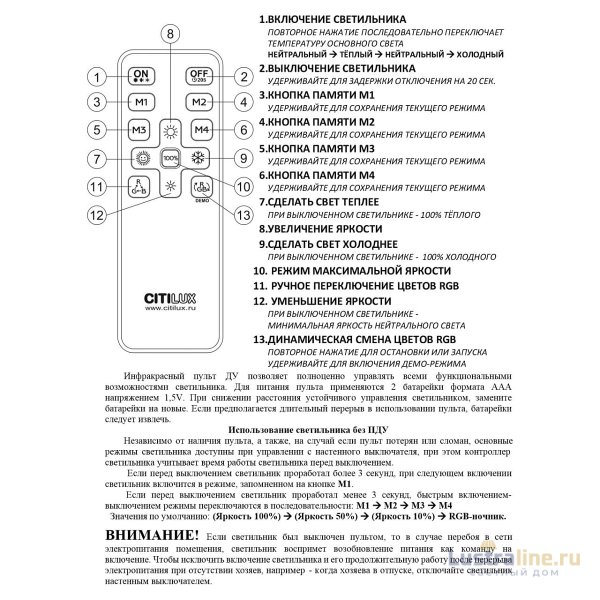 Потолочная светодиодная люстра Citilux Симпла CL714K680G