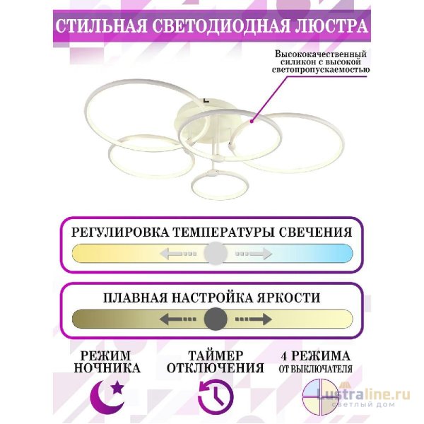 Потолочная люстра Natali Kovaltseva Perfekt I HIGH-TECH LED LAMPS 82036 Потолочная люстра Natali Kovaltseva Perfekt I HIGH-TECH LED LAMPS 82036