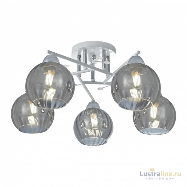 Потолочная люстра Arte Milano Amalfi 326508/5 WH+CR Потолочная люстра Arte Milano Amalfi 326508/5 WH+CR