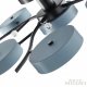 Потолочная люстра Arte Milano Ferrara 256606/8+1 Bk/Gr
