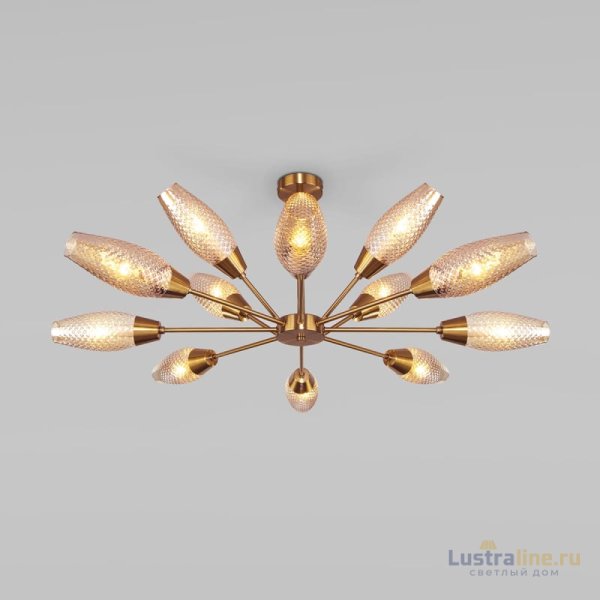 Потолочная люстра Eurosvet Thalia 60140/12 золото Потолочная люстра Eurosvet Thalia 60140/12 золото