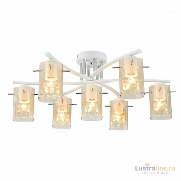 Потолочная люстра Escada Iberis 1101/7P White Потолочная люстра Escada Iberis 1101/7P White
