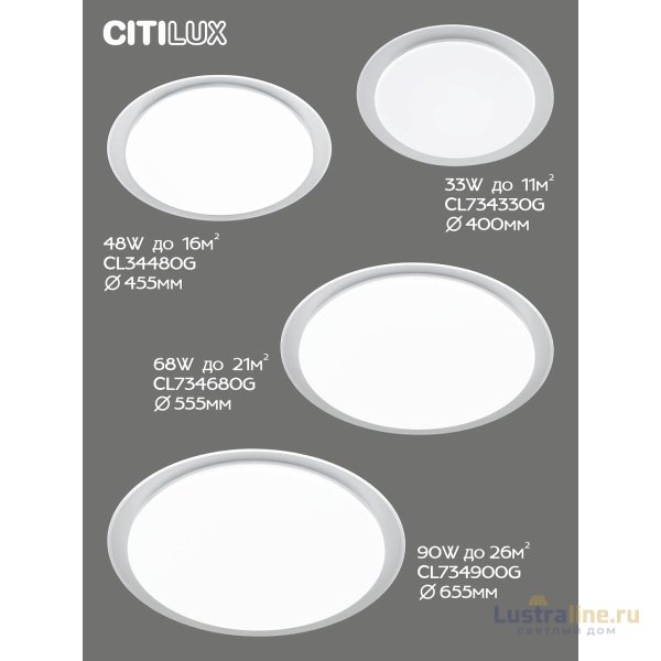 Потолочная люстра Citilux Спутник CL734330G Потолочная люстра Citilux Спутник CL734330G