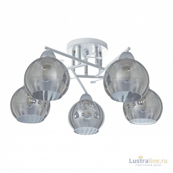 Потолочная люстра Arte Milano Amalfi 326508/5 WH+CR Потолочная люстра Arte Milano Amalfi 326508/5 WH+CR
