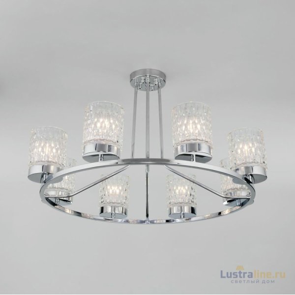 Потолочная люстра Eurosvet Calle 60127/8 хром Потолочная люстра Eurosvet Calle 60127/8 хром