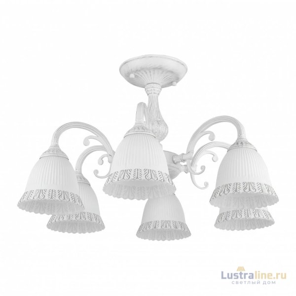 Потолочная люстра Arte Milano 347410/6 WT+SL Потолочная люстра Arte Milano 347410/6 WT+SL