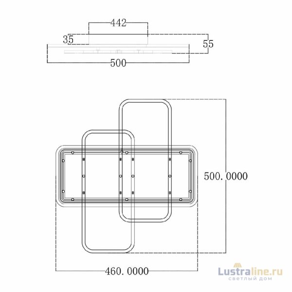 Потолочная люстра Escada Space 10215/S LED Потолочная люстра Escada Space 10215/S LED
