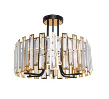Потолочная люстра Arte Lamp Amber A1028PL-6BK