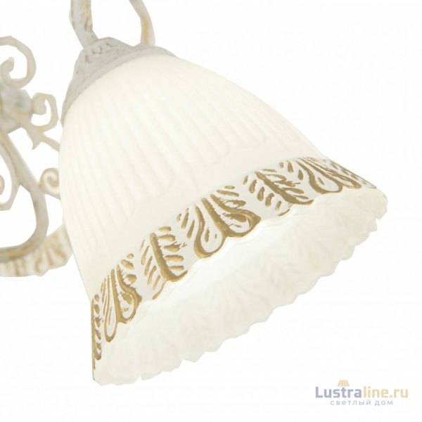 Потолочная люстра Arte Milano 340800/6 WT+G Потолочная люстра Arte Milano 340800/6 WT+G