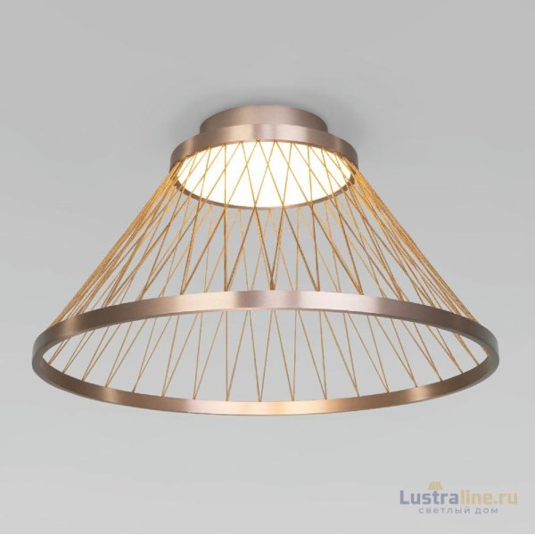 Потолочная люстра Eurosvet Cesta 40019/1 LED коричневый a069291 Потолочная люстра Eurosvet Cesta 40019/1 LED коричневый a069291