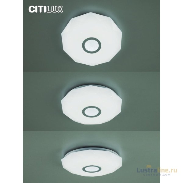 Потолочная люстра Citilux Диамант Смарт CL713A30G Потолочная люстра Citilux Диамант Смарт CL713A30G