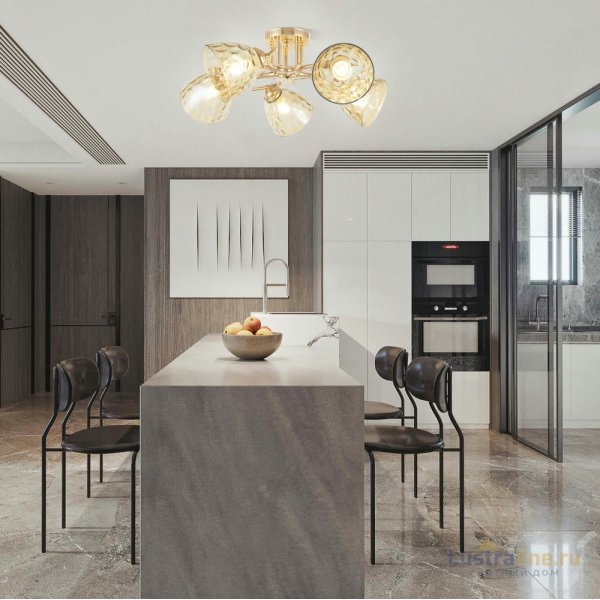 Потолочная люстра Arte Milano Napoli 338776/5 FGD Потолочная люстра Arte Milano Napoli 338776/5 FGD